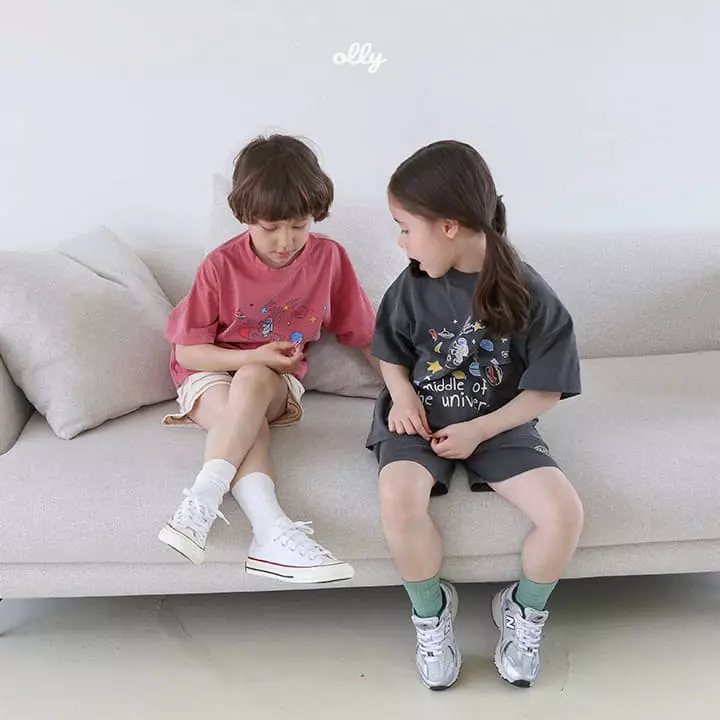 Ollymarket - Korean Children Fashion - #minifashionista - Space Pigment Tee - 2
