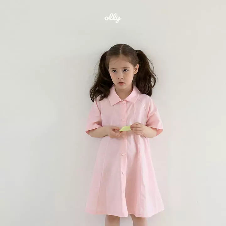 Ollymarket - Korean Children Fashion - #todddlerfashion - Air Collar One-piece - 4
