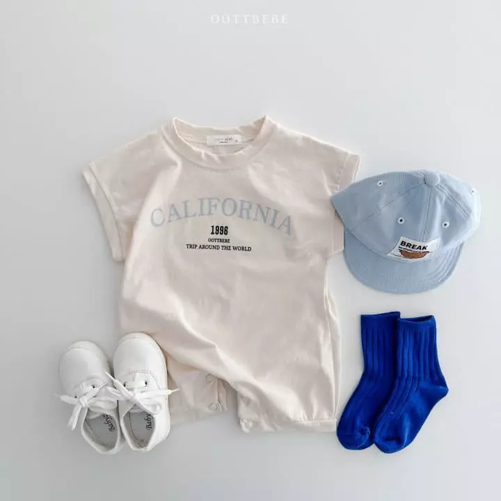 Oott Bebe - Korean Baby Fashion - #babyboutique - California Shorts Bodysuit - 10