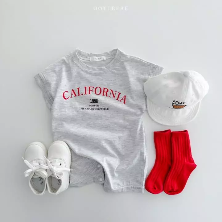 Oott Bebe - Korean Baby Fashion - #babyboutique - California Shorts Bodysuit - 9