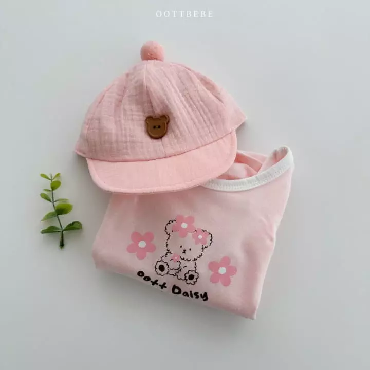 Oott Bebe - Korean Baby Fashion - #babyboutique - Daisy Puff Bodysuit - 12