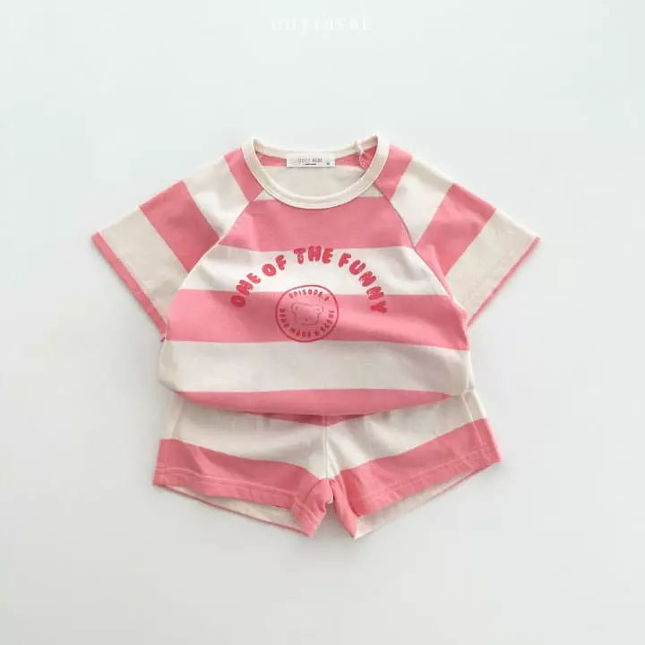 Oott Bebe - Korean Baby Fashion - #babyboutique - Funny Top Bottom Set - 3