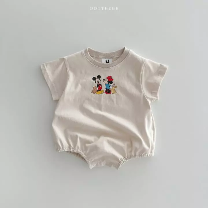 Oott Bebe - Korean Baby Fashion - #babyboutique - D Modern Bodysuit