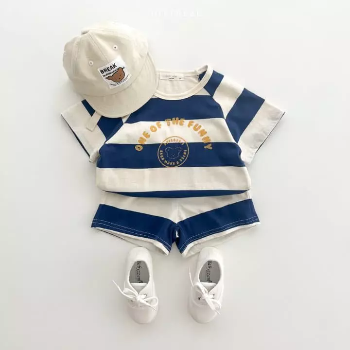 Oott Bebe - Korean Baby Fashion - #babyboutique - Funny Top Bottom Set - 4