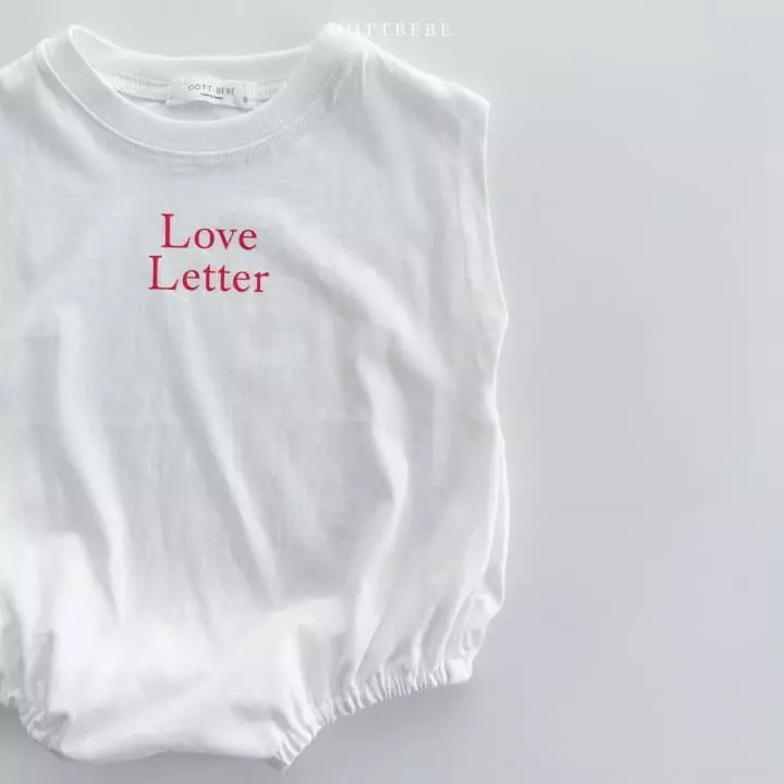 Oott Bebe - Korean Baby Fashion - #babyclothing - Love Letter Bodysuit - 8