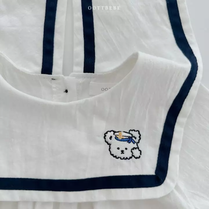 Oott Bebe - Korean Baby Fashion - #babyfashion - Marnie Bear Bodysuit - 3