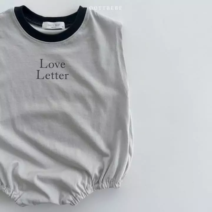 Oott Bebe - Korean Baby Fashion - #babyfashion - Love Letter Bodysuit - 9