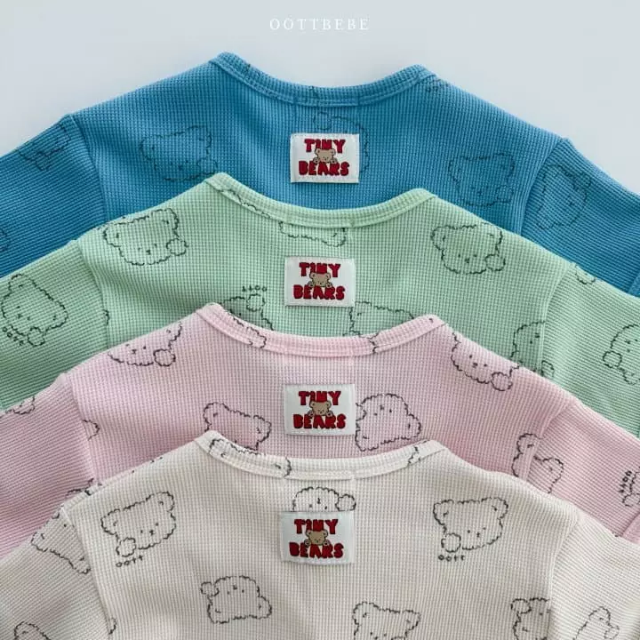 Oott Bebe - Korean Baby Fashion - #babyfashion - Cloud Waffle Cardigan - 9