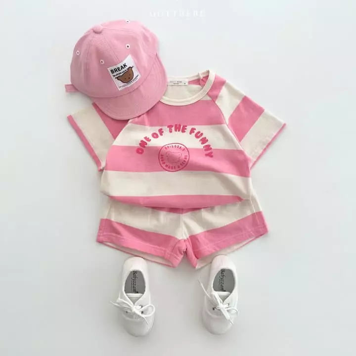 Oott Bebe - Korean Baby Fashion - #babyfashion - Funny Top Bottom Set - 6