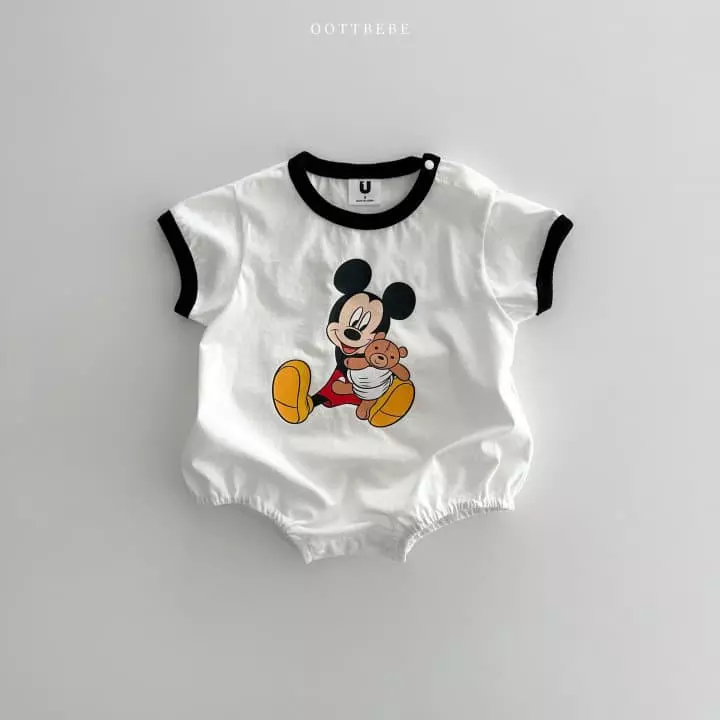 Oott Bebe - Korean Baby Fashion - #babyfever - Hug D Bear Bodysuit