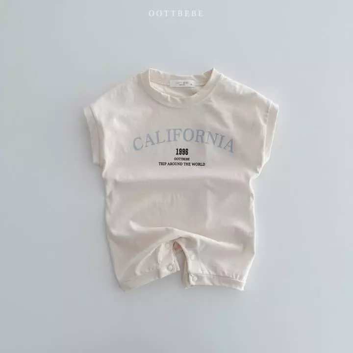 Oott Bebe - Korean Baby Fashion - #babyoninstagram - California Shorts Bodysuit - 2