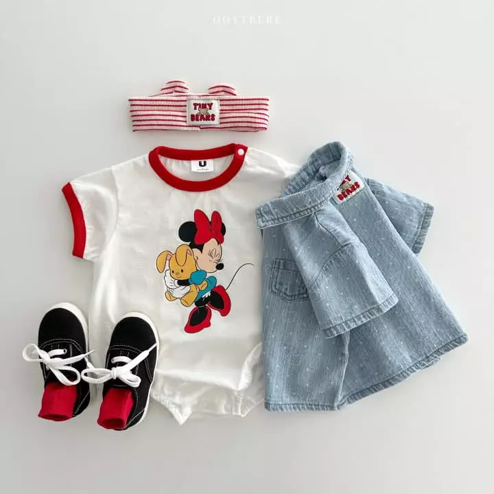 Oott Bebe - Korean Baby Fashion - #babylifestyle - Hug D Bear Bodysuit - 4