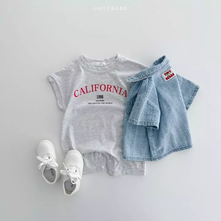 Oott Bebe - Korean Baby Fashion - #babyoutfit - California Shorts Bodysuit - 5