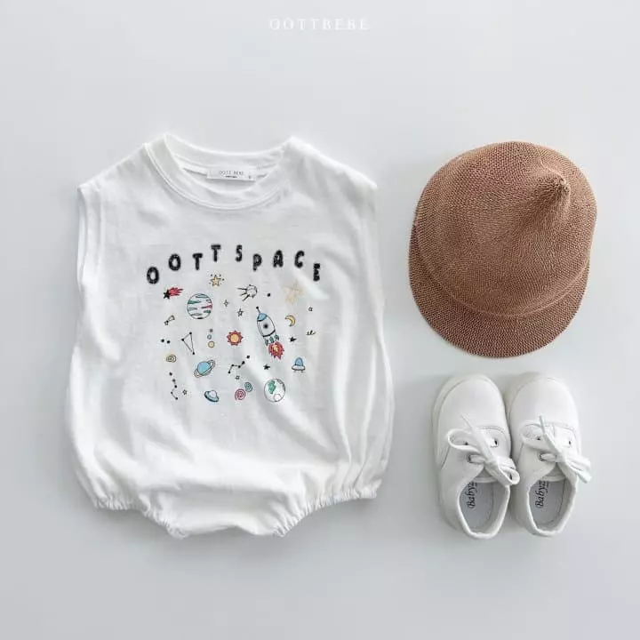 Oott Bebe - Korean Baby Fashion - #babyoutfit - Space Trip Bodysuit - 3