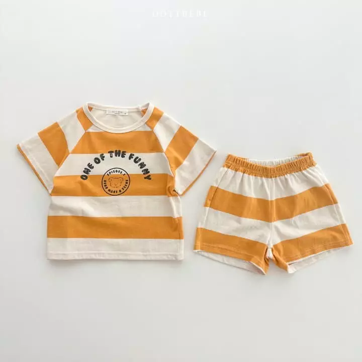 Oott Bebe - Korean Baby Fashion - #babyoutfit - Funny Top Bottom Set - 12