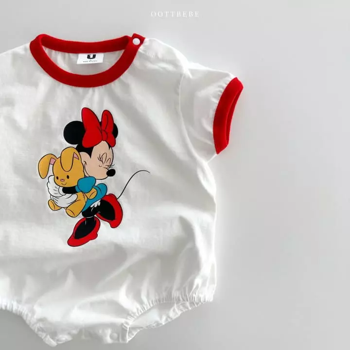 Oott Bebe - Korean Baby Fashion - #babyoutfit - Hug D Bear Bodysuit - 7