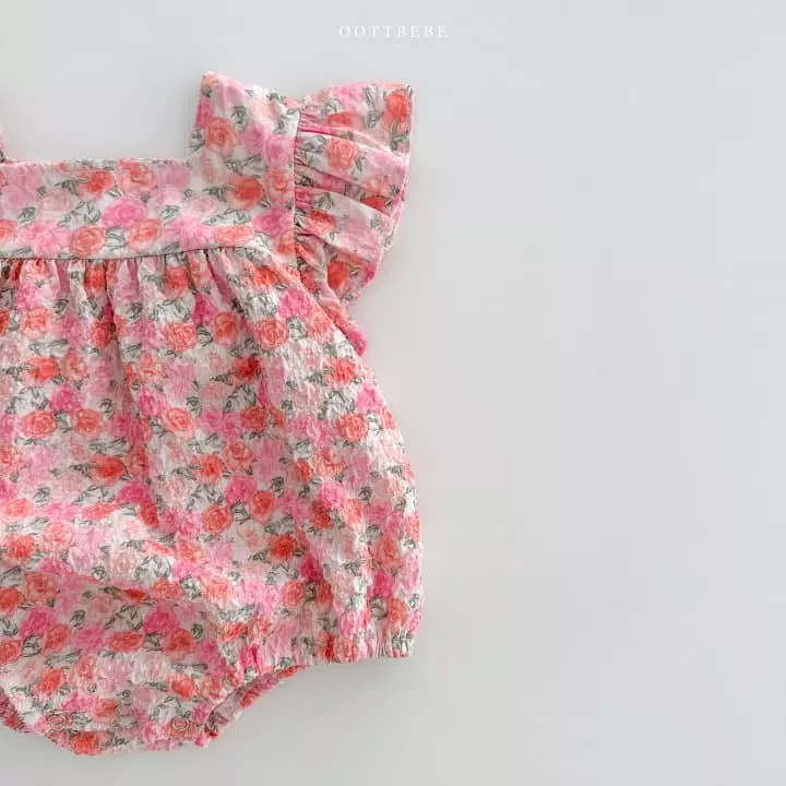 Oott Bebe - Korean Baby Fashion - #babyoutfit - Pong Pong Bodysuit - 5