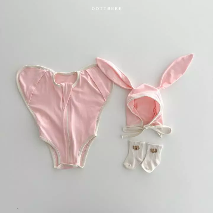 Oott Bebe - Korean Baby Fashion - #babywear - Dream Modal Wrapper Bodysuit - 4