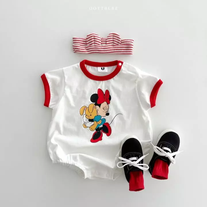 Oott Bebe - Korean Baby Fashion - #onlinebabyboutique - Hug D Bear Bodysuit - 9