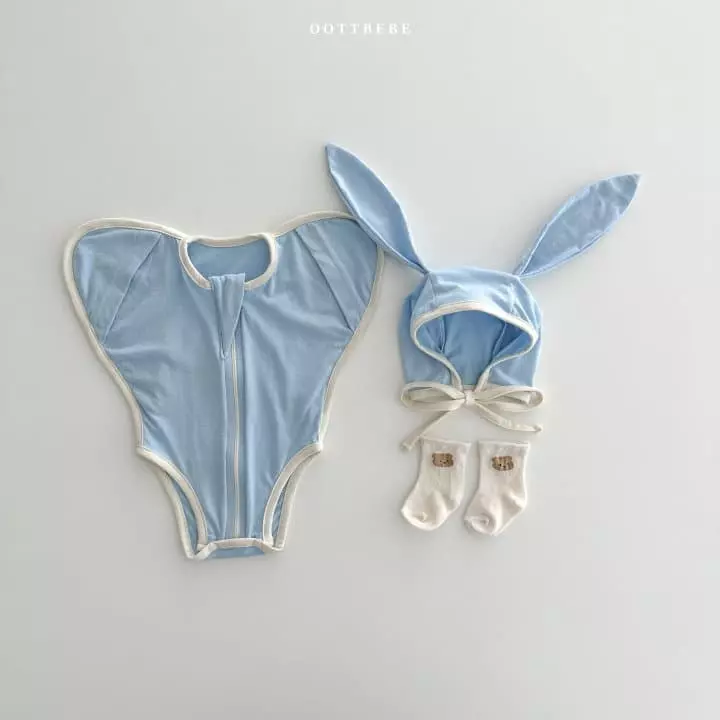 Oott Bebe - Korean Baby Fashion - #smilingbaby - Dream Modal Wrapper Bodysuit - 6