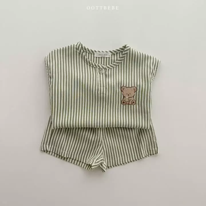 Oott Bebe - Korean Children Fashion - #childofig - Jijimi Oott Top Bottom Set - 11
