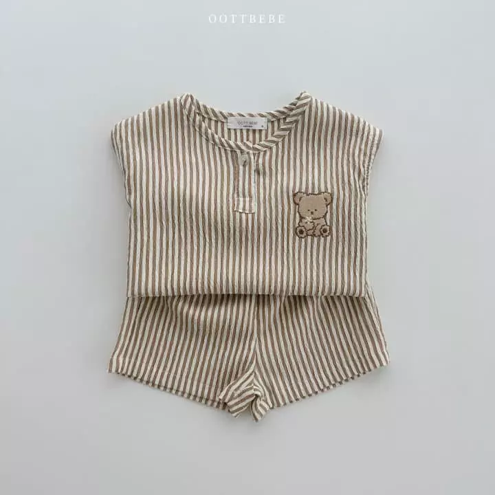Oott Bebe - Korean Children Fashion - #childofig - Jijimi Oott Top Bottom Set - 12