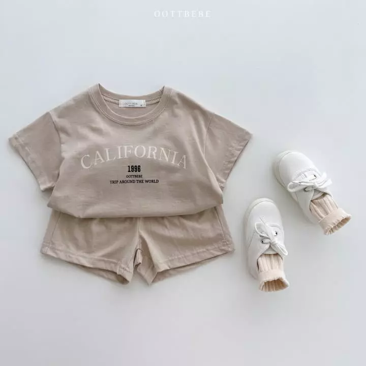 Oott Bebe - Korean Children Fashion - #childofig - California Top Bottom Set - 11