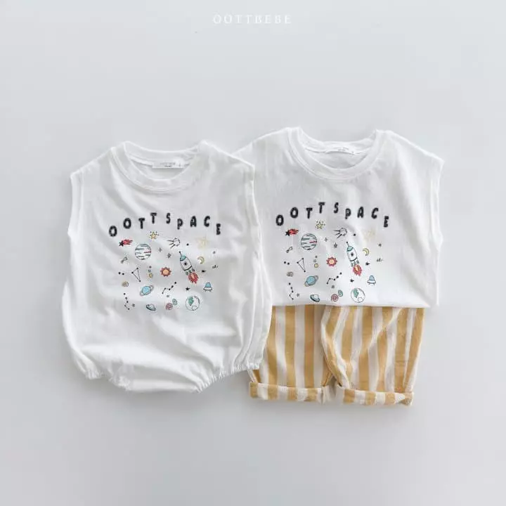 Oott Bebe - Korean Children Fashion - #childofig - Space Sleeveless - 7