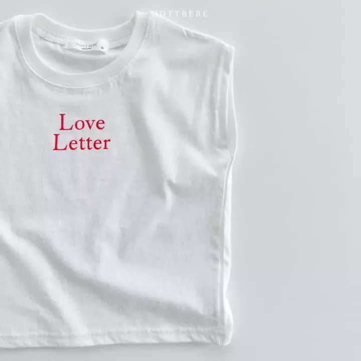 Oott Bebe - Korean Children Fashion - #childofig - Love Letter Sleeveless - 5
