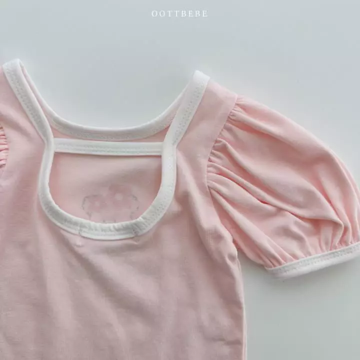 Oott Bebe - Korean Children Fashion - #childofig - Daisy Puff Tee - 12