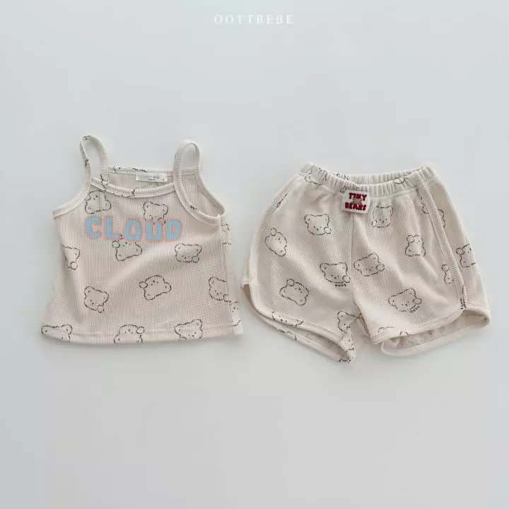 Oott Bebe - Korean Children Fashion - #childrensboutique - Cloud Waffle Shorts - 10