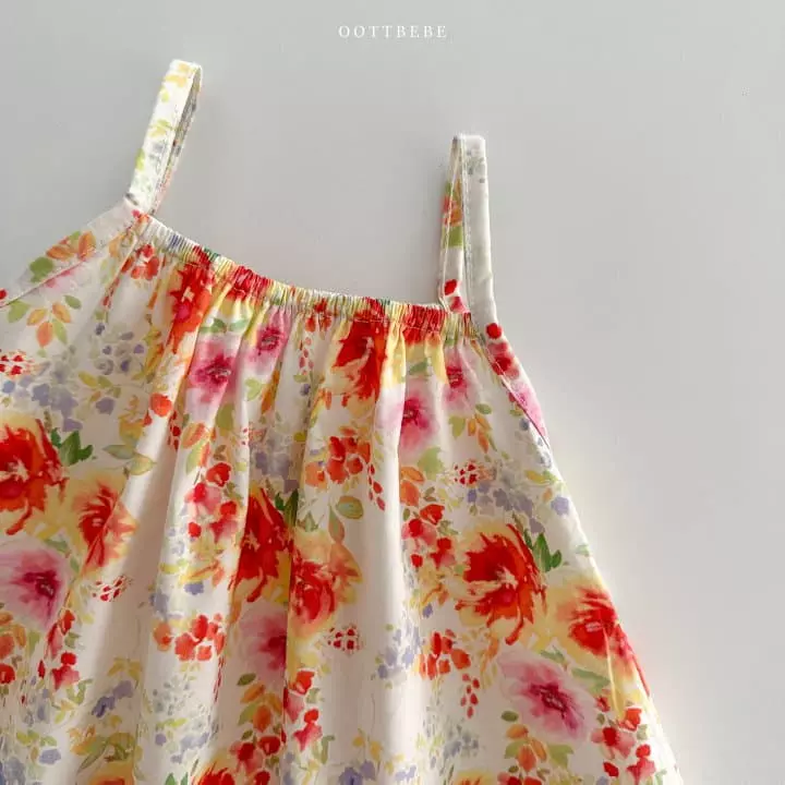 Oott Bebe - Korean Children Fashion - #childrensboutique - Garden SLEeveless One-piece - 9