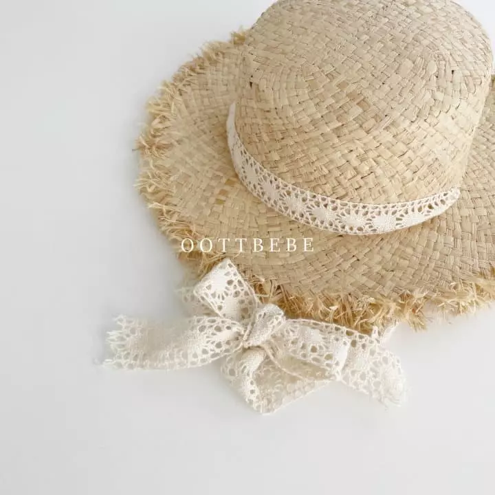 Oott Bebe - Korean Children Fashion - #childrensboutique - Lace Hat 52cm~ 54cm - 5