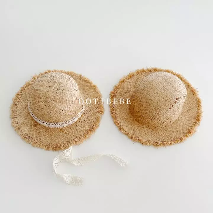 Oott Bebe - Korean Children Fashion - #designkidswear - Straw Hat 52cm~ 54cm  - 5