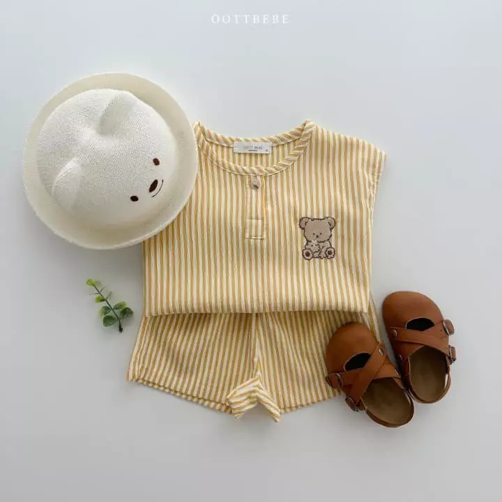 Oott Bebe - Korean Children Fashion - #discoveringself - Jijimi Oott Top Bottom Set