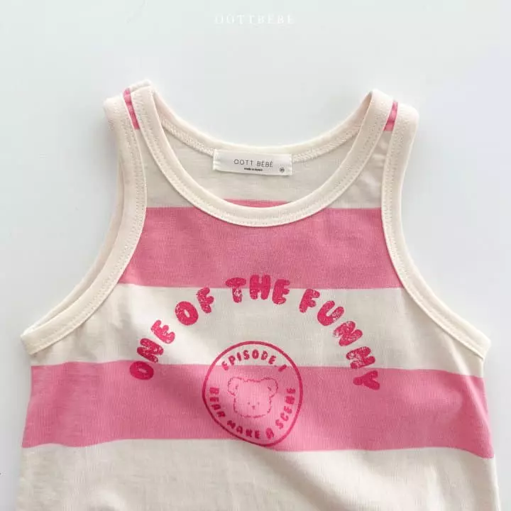 Oott Bebe - Korean Children Fashion - #discoveringself - Funny One-piece - 9