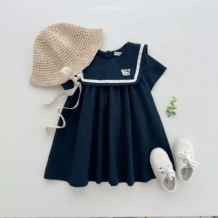 Oott Bebe - Korean Children Fashion - #kidsshorts - Marine Bear One-piece - 7