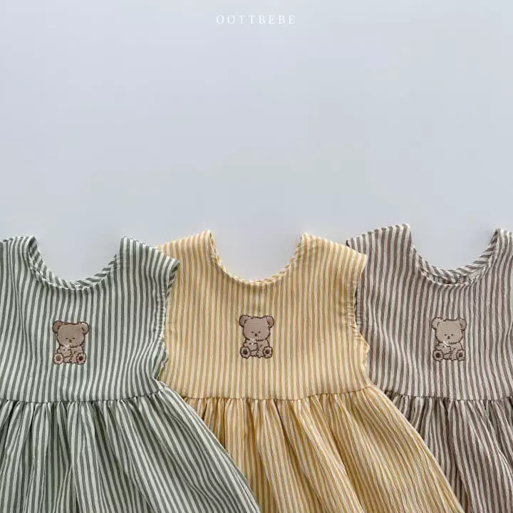 Oott Bebe - Korean Children Fashion - #fashionkids - Jijimi Oott One-piece - 4