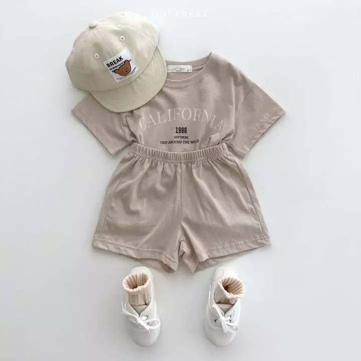 Oott Bebe - Korean Children Fashion - #kidsstore - California Top Bottom Set - 3