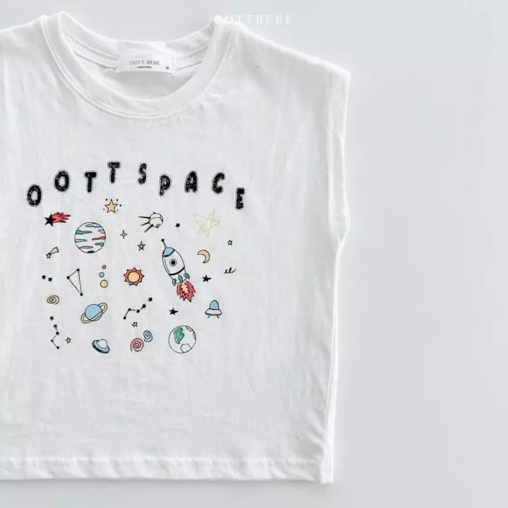 Oott Bebe - Korean Children Fashion - #littlefashionista - Space Sleeveless - 3