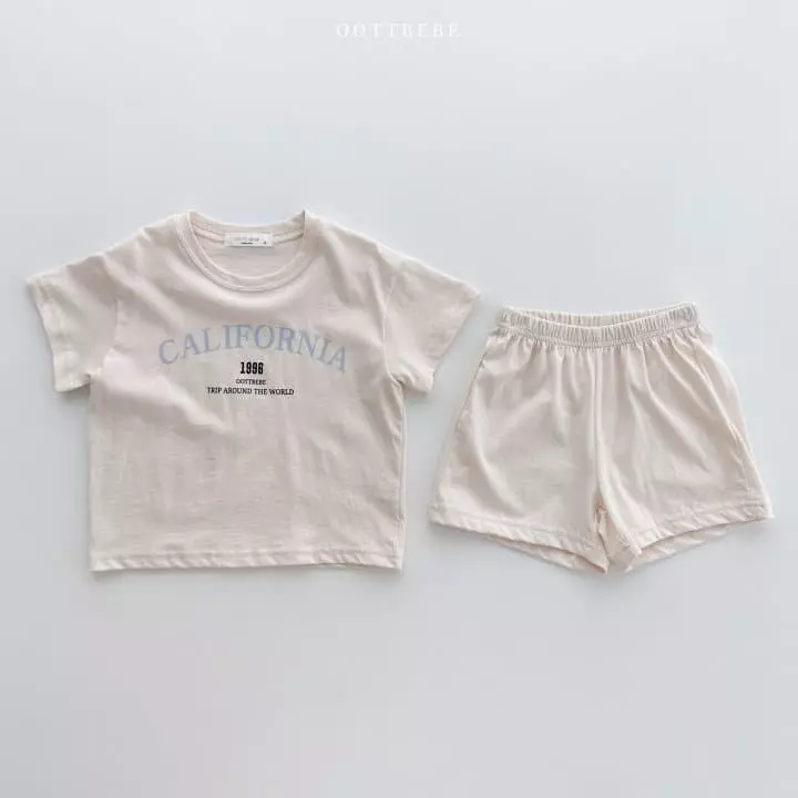Oott Bebe - Korean Children Fashion - #magicofchildhood - California Top Bottom Set - 7