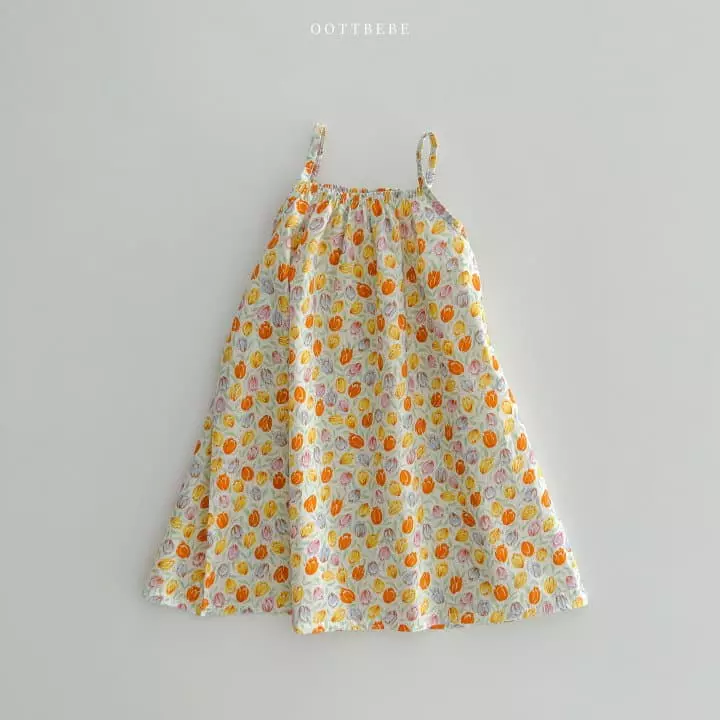 Oott Bebe - Korean Children Fashion - #magicofchildhood - Garden SLEeveless One-piece - 2