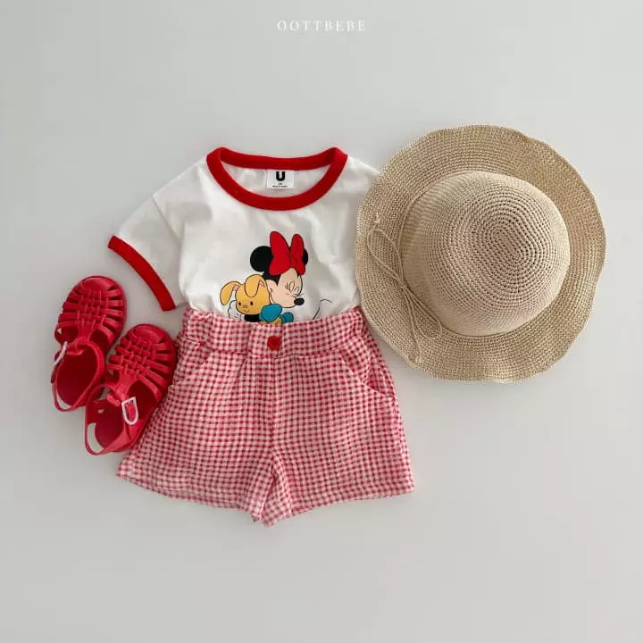 Oott Bebe - Korean Children Fashion - #magicofchildhood - M Check Shorts - 9