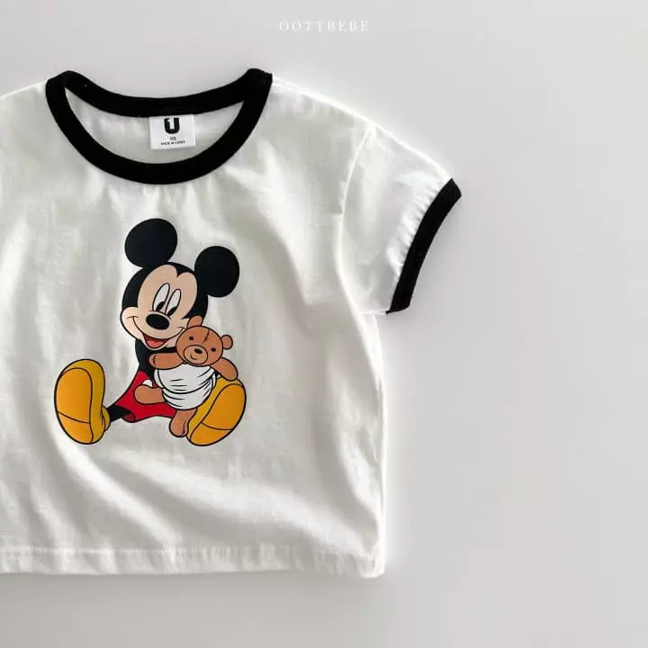 Oott Bebe - Korean Children Fashion - #magicofchildhood - Hug D Bear Tee - 6
