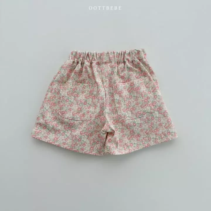 Oott Bebe - Korean Children Fashion - #minifashionista - Flower Pintuck Shorts - 11