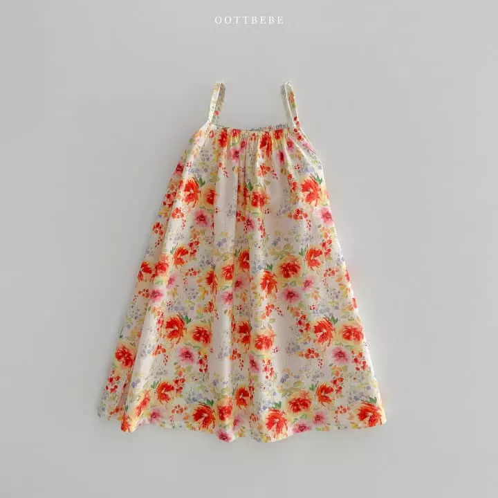 Oott Bebe - Korean Children Fashion - #minifashionista - Garden SLEeveless One-piece - 3