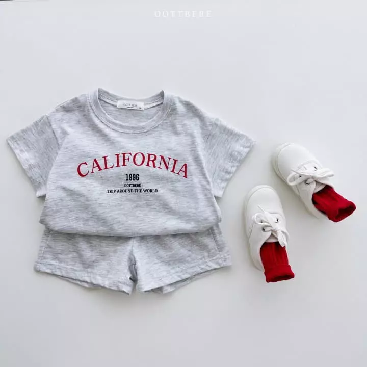 Oott Bebe - Korean Children Fashion - #prettylittlegirls - California Top Bottom Set - 9