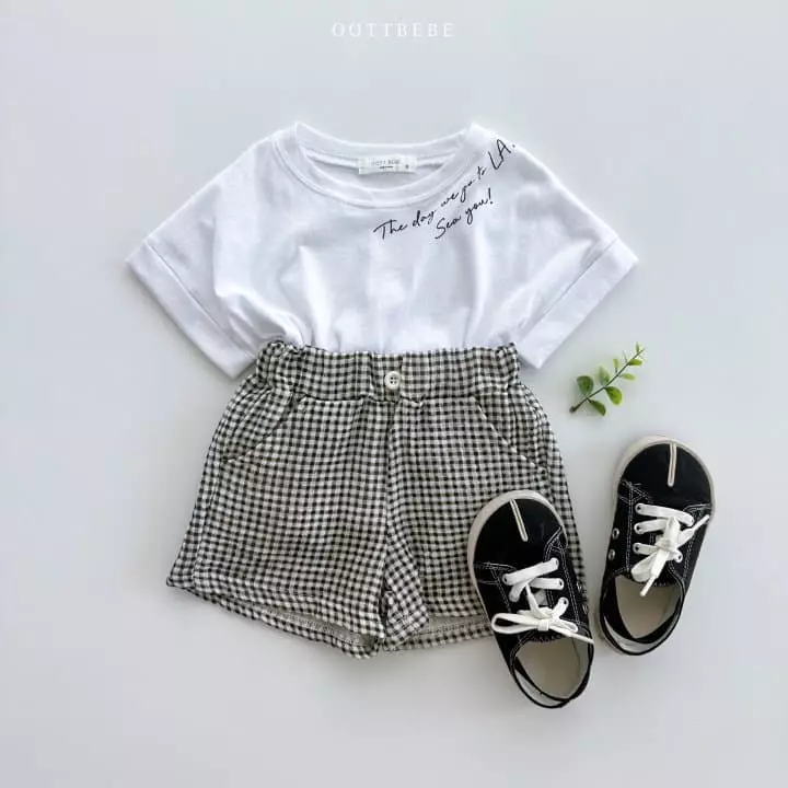 Oott Bebe - Korean Children Fashion - #prettylittlegirls - Lettering Roll-up Tee - 5