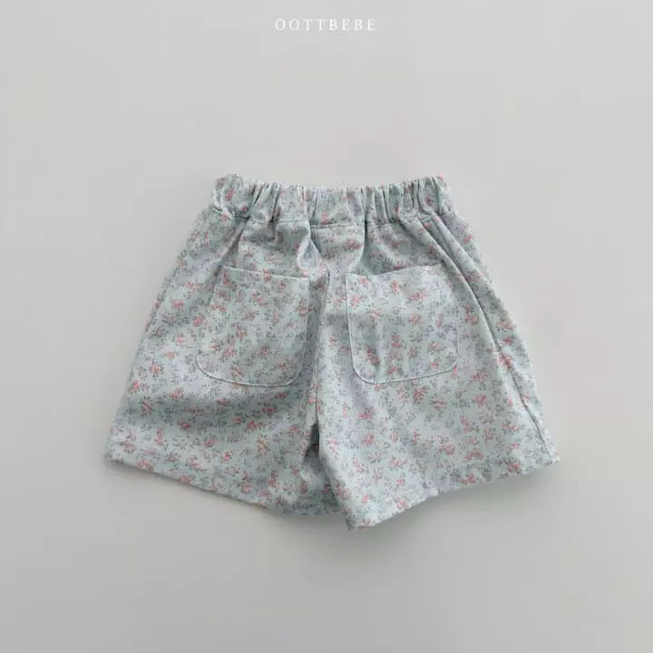 Oott Bebe - Korean Children Fashion - #prettylittlegirls - Flower Pintuck Shorts - 12
