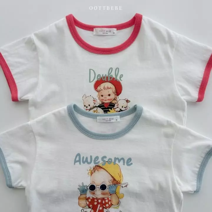 Oott Bebe - Korean Children Fashion - #prettylittlegirls - Awesome Dolls Tee - 11